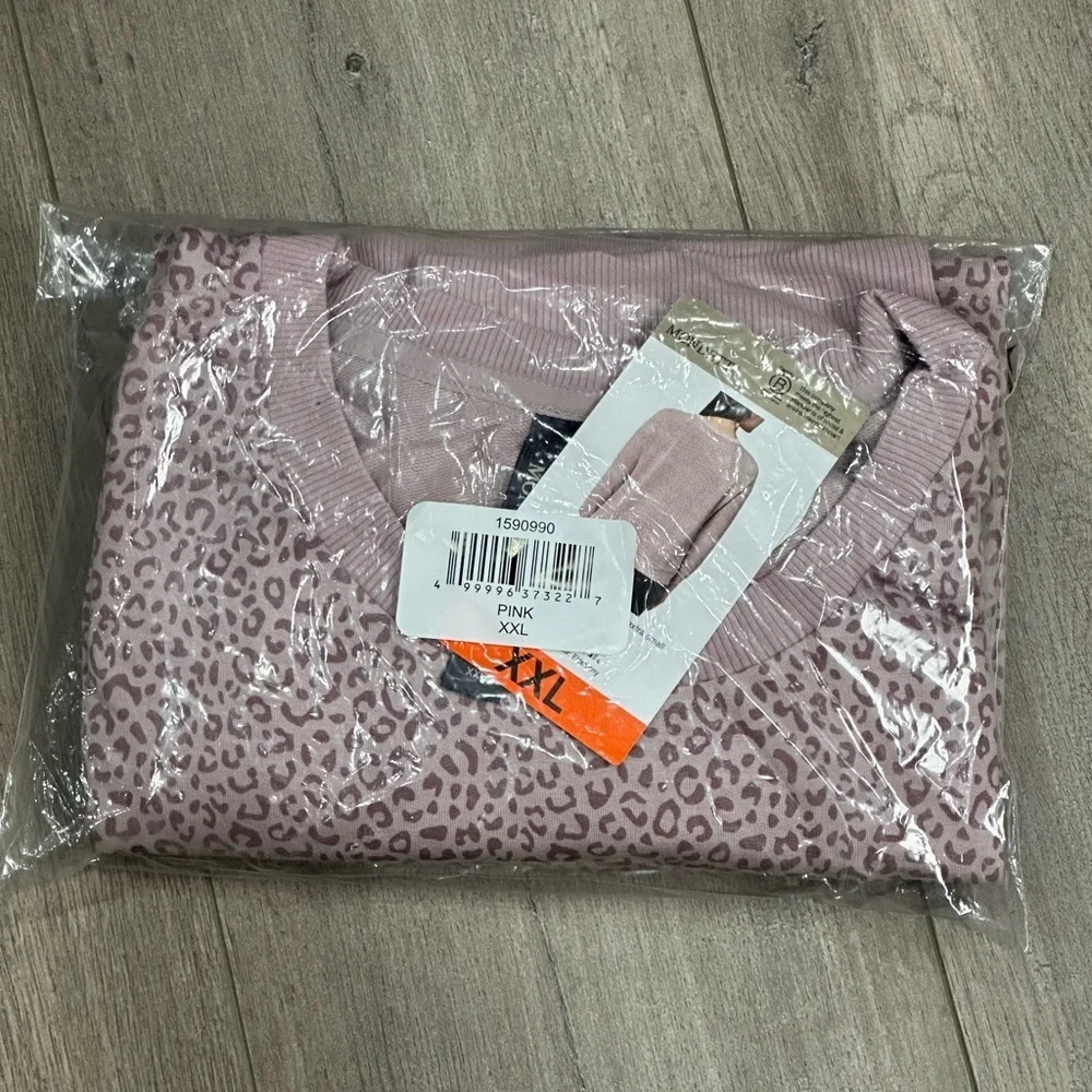 Ladies Mondetta XXL Crewneck Pullover Shirt Active Top Mid Weight Long Sleeve - Picture 6 of 8